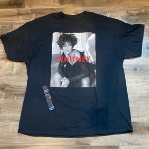 NWT Whitney Houston Cotton Graphic T-Shirt Unisex